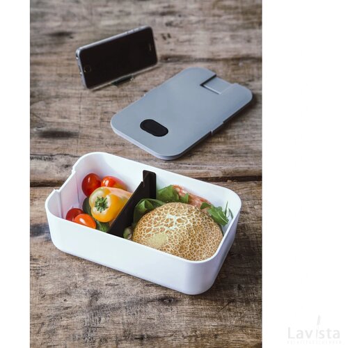 Box Lunchbox met verdeler Zwart