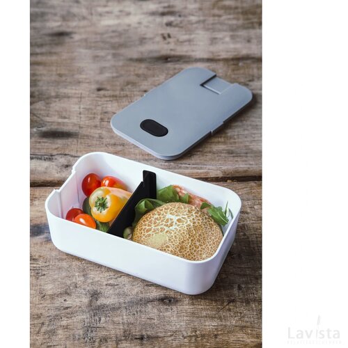 Box Lunchbox met verdeler Zwart