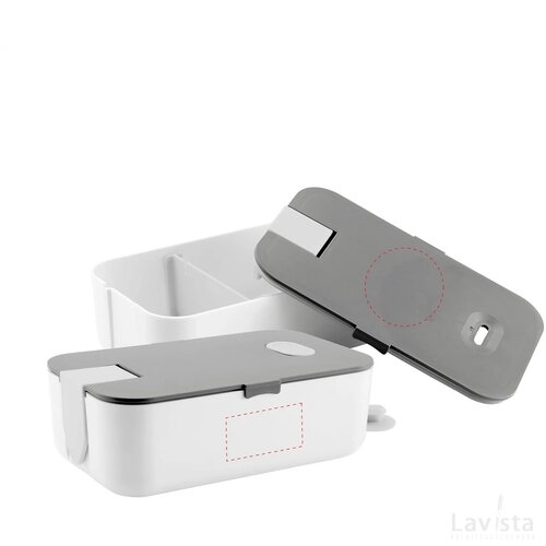 Box Lunchbox met verdeler Zwart
