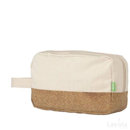 Eco Cork Cosmetic Bag Toilettas Naturel