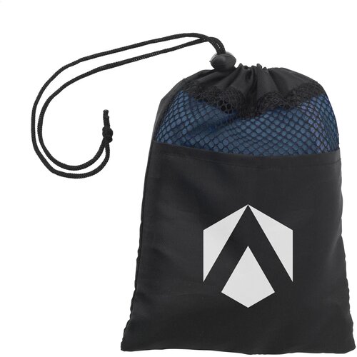 Sneldrogende handdoek in pouch Blauw