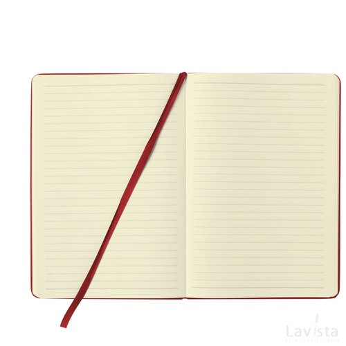 Budgetnote A5 Lines Notitieboekje Rood