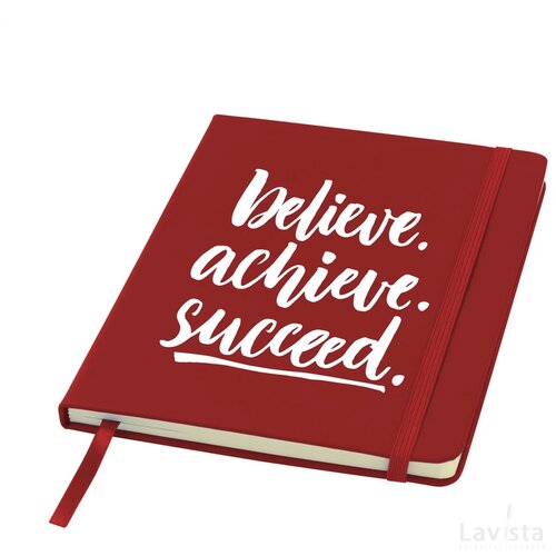 Budgetnote A5 Lines Notitieboekje Rood