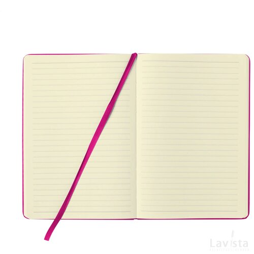Budgetnote A5 Lines Notitieboekje Magenta