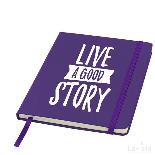 Budgetnote A5 Lines Notitieboekje Paars