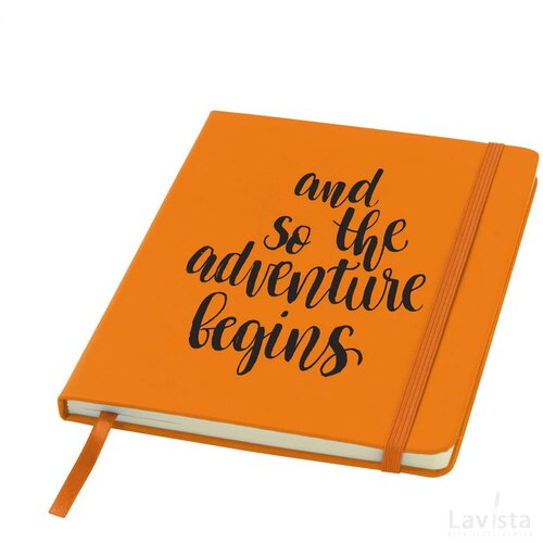 Budgetnote A5 Lines Notitieboekje Oranje