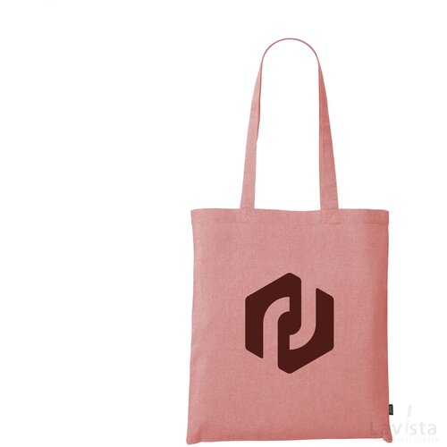 Recycled Cotton Shopper (180 G/M²) Tas Rood