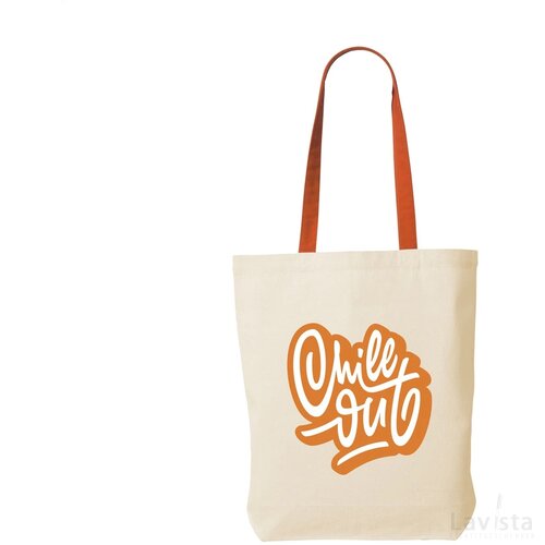 Canvas Shoppy Colour (220 G/M²) Tas Oranje