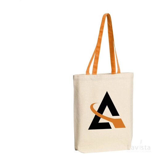 Canvas Shoppy Colour (220 G/M²) Tas Oranje