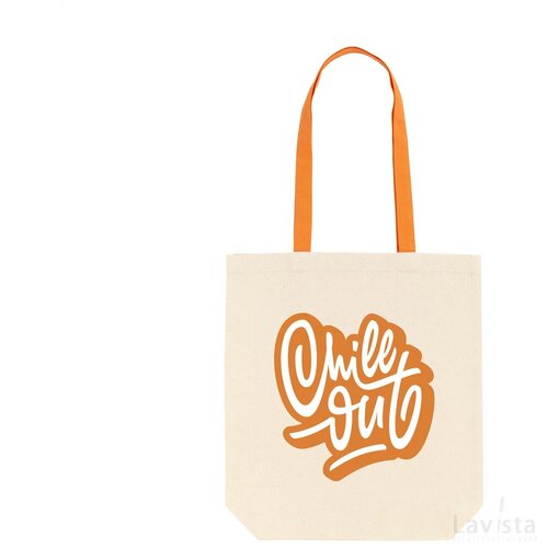 Canvas Shoppy Colour (220 G/M²) Tas Oranje