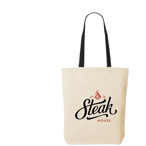 Canvas Shoppy Colour (220 G/M²) Tas Zwart
