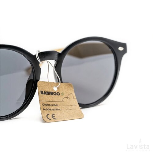 Laguna Bamboo Zonnebril Zwart