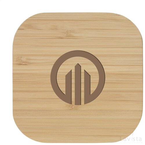 Bamboo 5W Wireless Charger Draadloze Oplader Hout