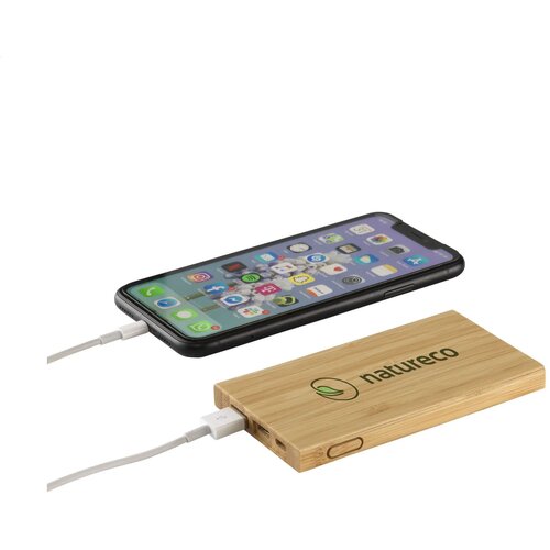 Bamboe powerbank (4000 mAh)