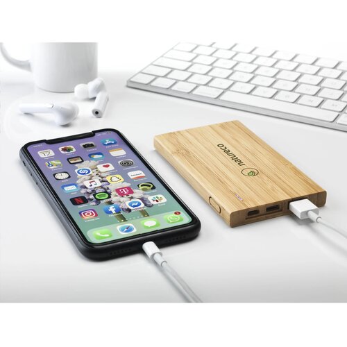 Bamboe powerbank (4000 mAh)