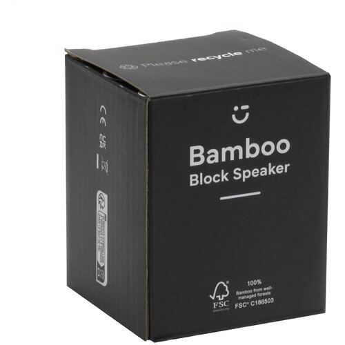 Bamboe Speaker met Draadloze Oplader - Kerstgeschenk