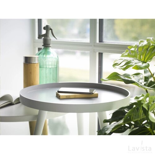 Bamboo 8000 Wireless Powerbank Draadloze Oplader Hout