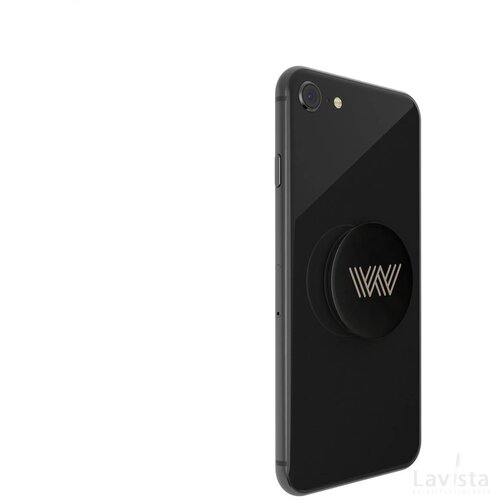 Popsockets® Aluminium Telefoonhouder Zwart