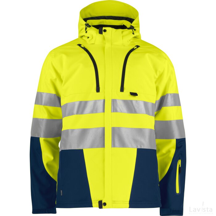 Heren projob 6420 padded jacket geel/marine