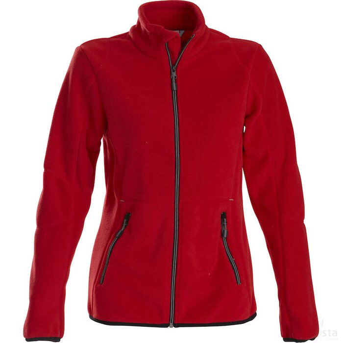 Vrouwen printer speedway lady fleece jacket rood