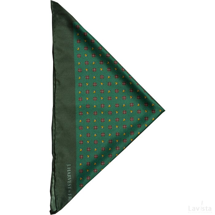 Vrouwen j. harvest & frost handkerchief silk green