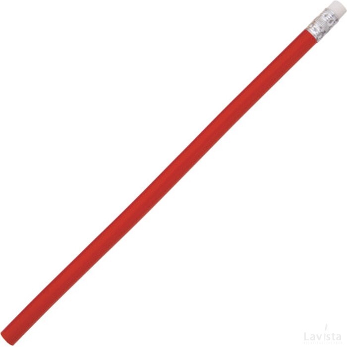SABA potlood met gum Peekay rood