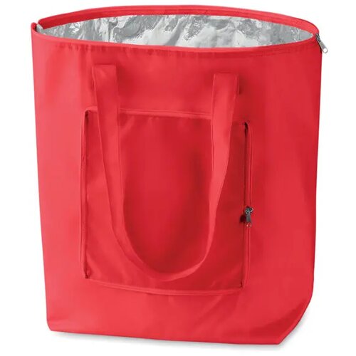 Koeltas van 210t nylon Plicool rood