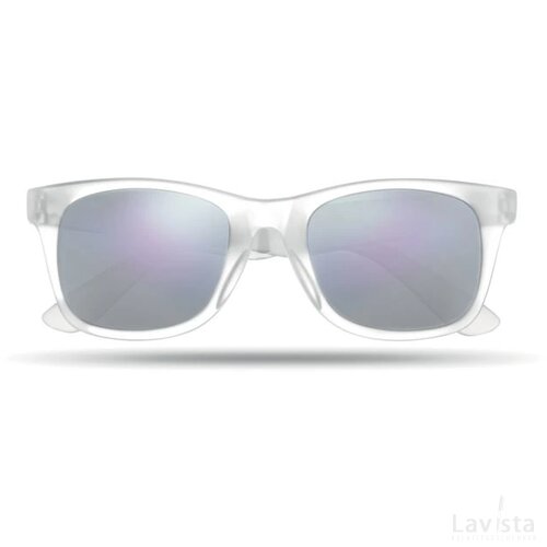 Zonnebril met spiegelglazen America touch transparant