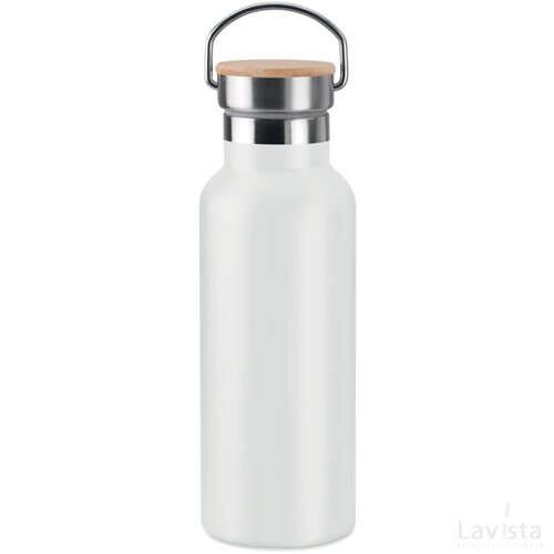 Dubbelwandige fles 500ml Helsinki wit