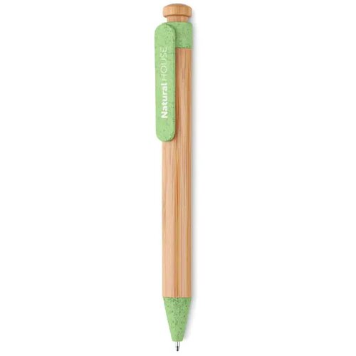 Balpen van bamboe/tarwe Toyama groen
