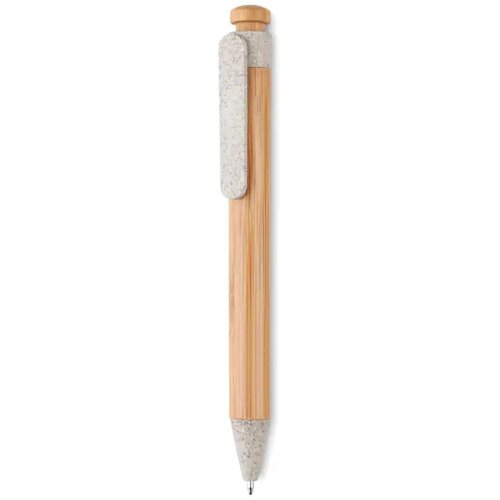 Balpen van bamboe/tarwe Toyama beige