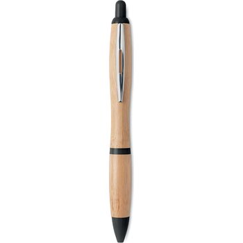 Bamboe balpen Rio bamboo zwart