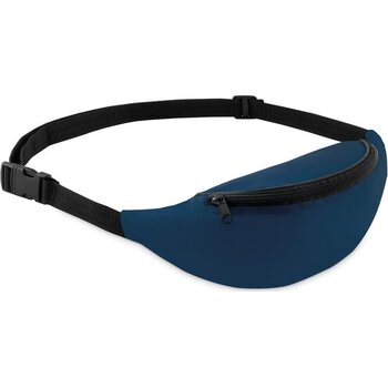 Heuptas met rits Parkbag blauw