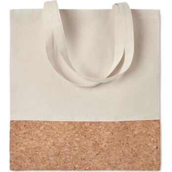 Boodschappentas met kurk Illa tote beige