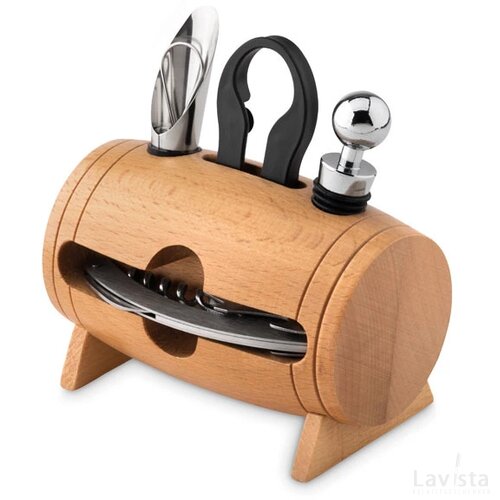 Houten wijnset Bota hout