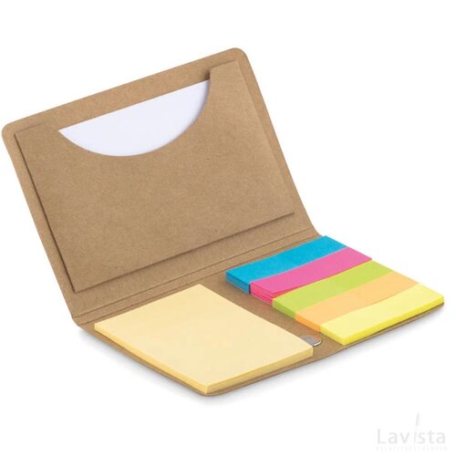 Memoblaadjes en pagina labels Foldnote beige