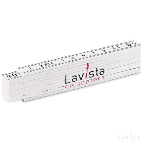 Opvouwbare duimstok Meter wit