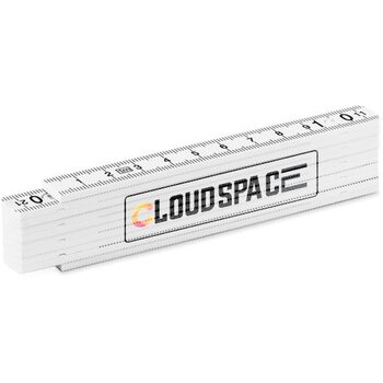 Opvouwbare duimstok Meter wit