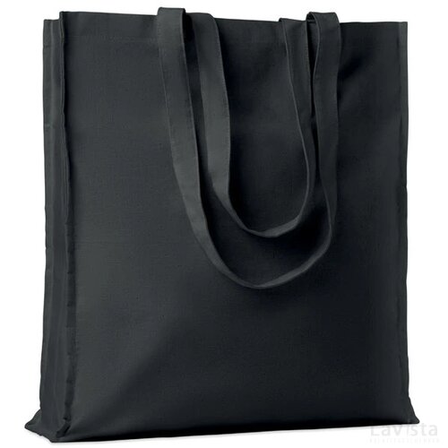 Katoenen boodschappentas Portobello zwart