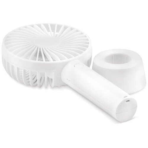 Draagbare ventilator met standaard Wit