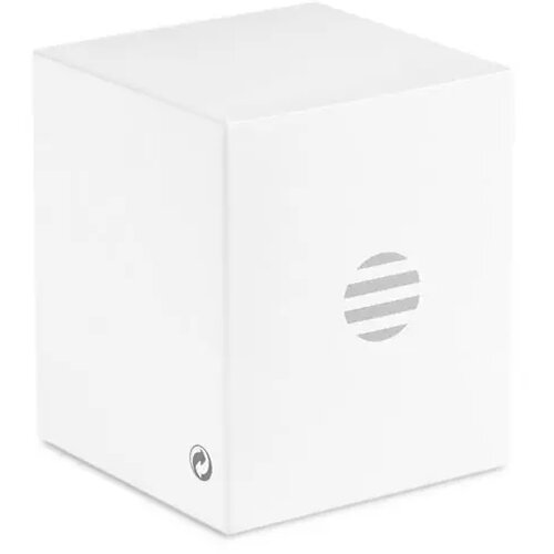 Ronde speaker met bamboe Zwart