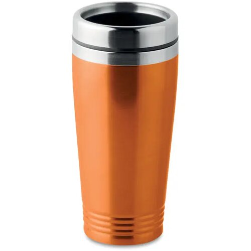 Dubbelwandige thermosbeker Oranje 400 ml