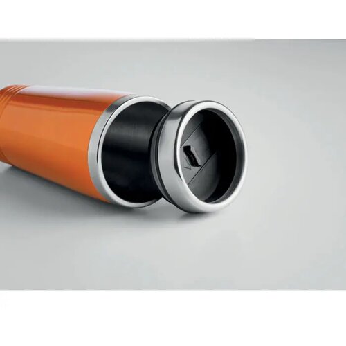 Dubbelwandige thermosbeker Oranje 400 ml