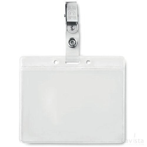 Badge holder pvc Clipbadge transparant