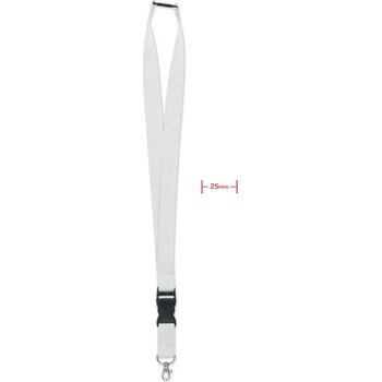 Lanyard 25mm Wide lany wit