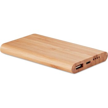 Powerbank bamboe 4000 mah Arenapower hout