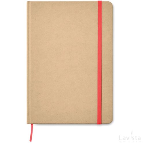 Recycled a5 notitieboek Everwrite rood