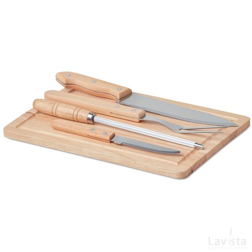 5-delige bbq accessoire set Zwart
