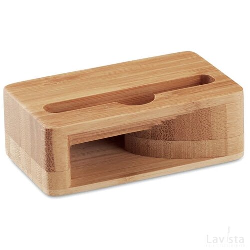 Telefoonstandaard versterker Caracol hout