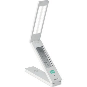 Bureaulamp met weerstation Zeta wit